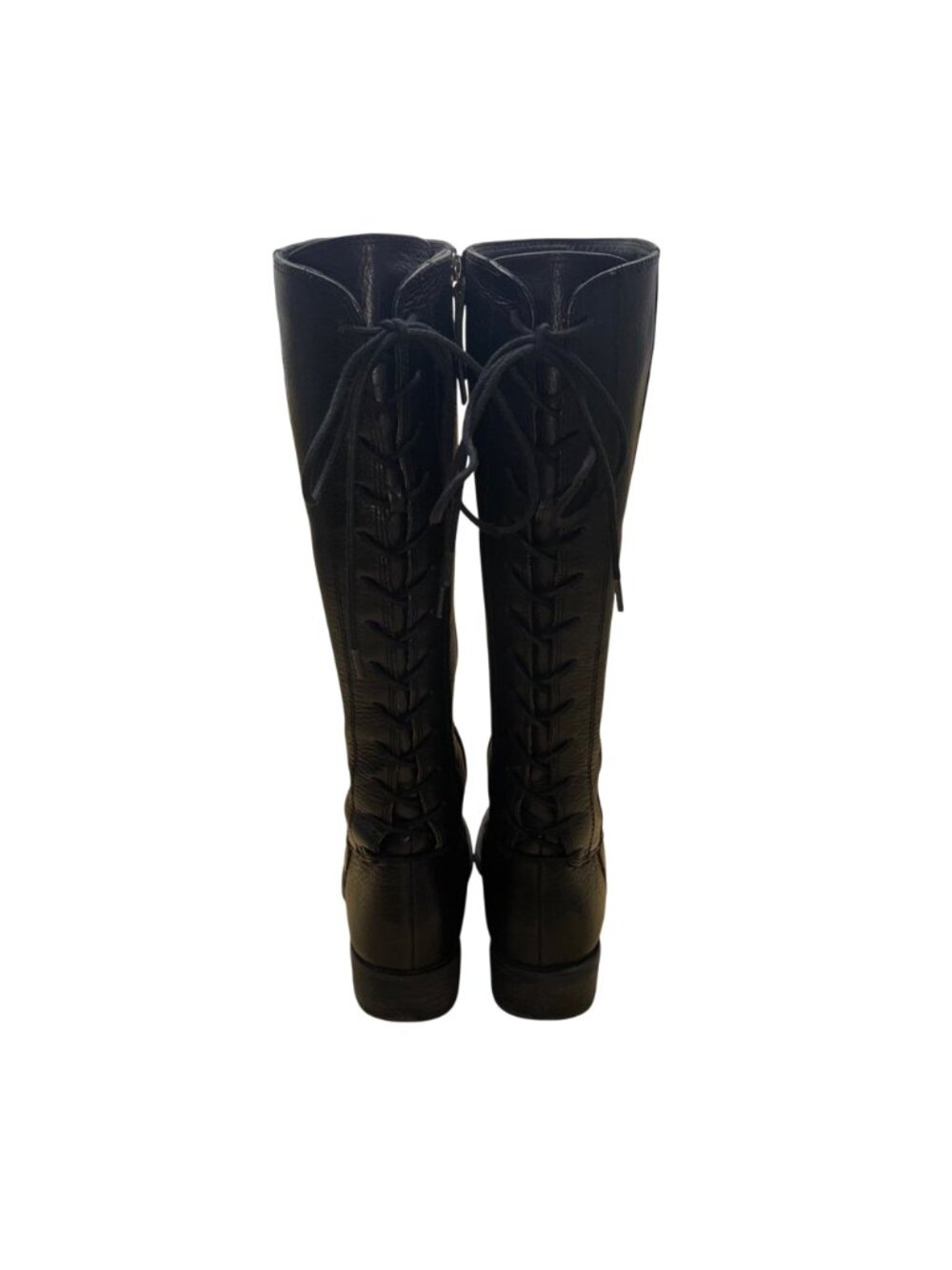 Sofft Women’s Black Leather Lace Up Accent Sharnell Knee-High Boots Size 8.5M - Picture 8 of 10